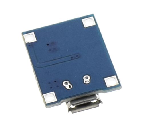 Lithium batterij oplader via USB-Micro voor Li-ion 1A (TP4056) 02